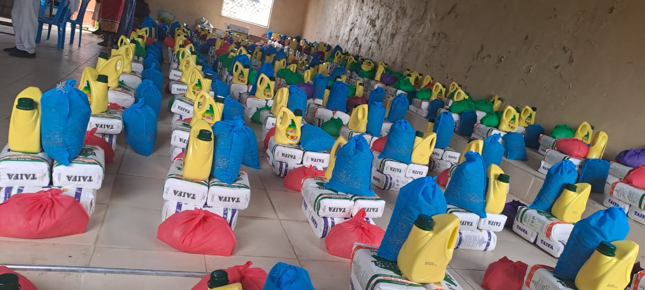 Food packages for families of sponsored children